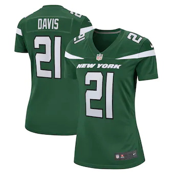 womens nike ashtyn davis gotham green new york jets game pl